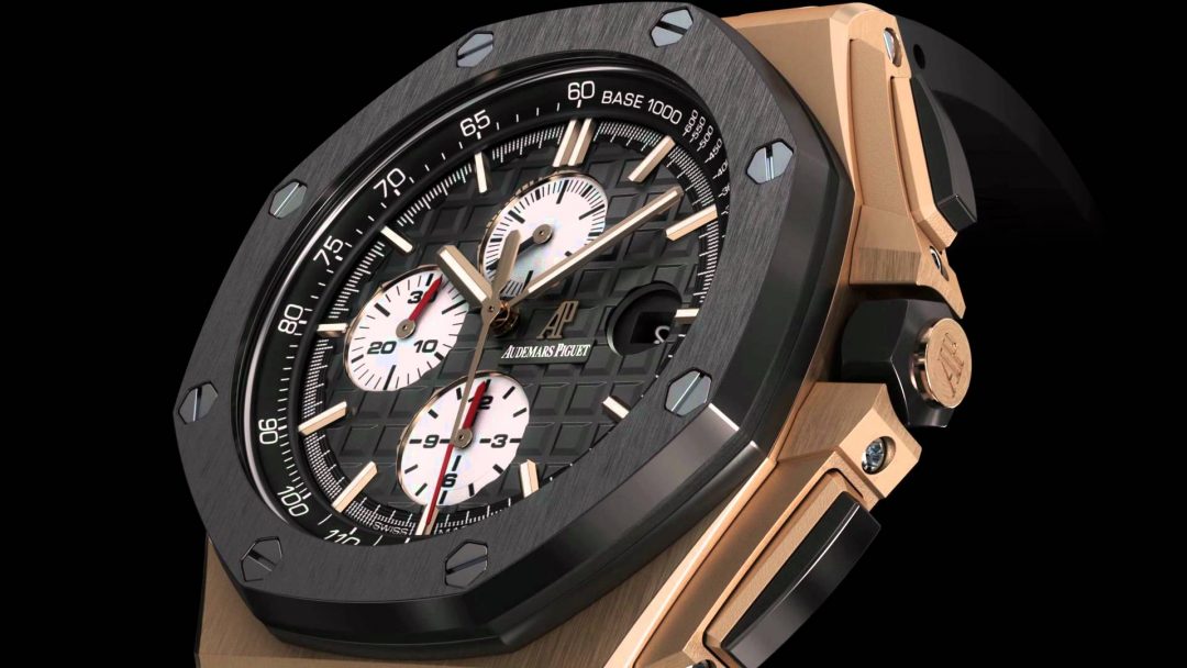 Audemar Piguet's Royal Oak Offshore 18kt Rose Gold & Ceramic Chronograph