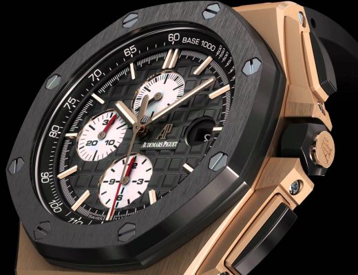 Audemar Piguet's Royal Oak Offshore 18kt Rose Gold & Ceramic Chronograph