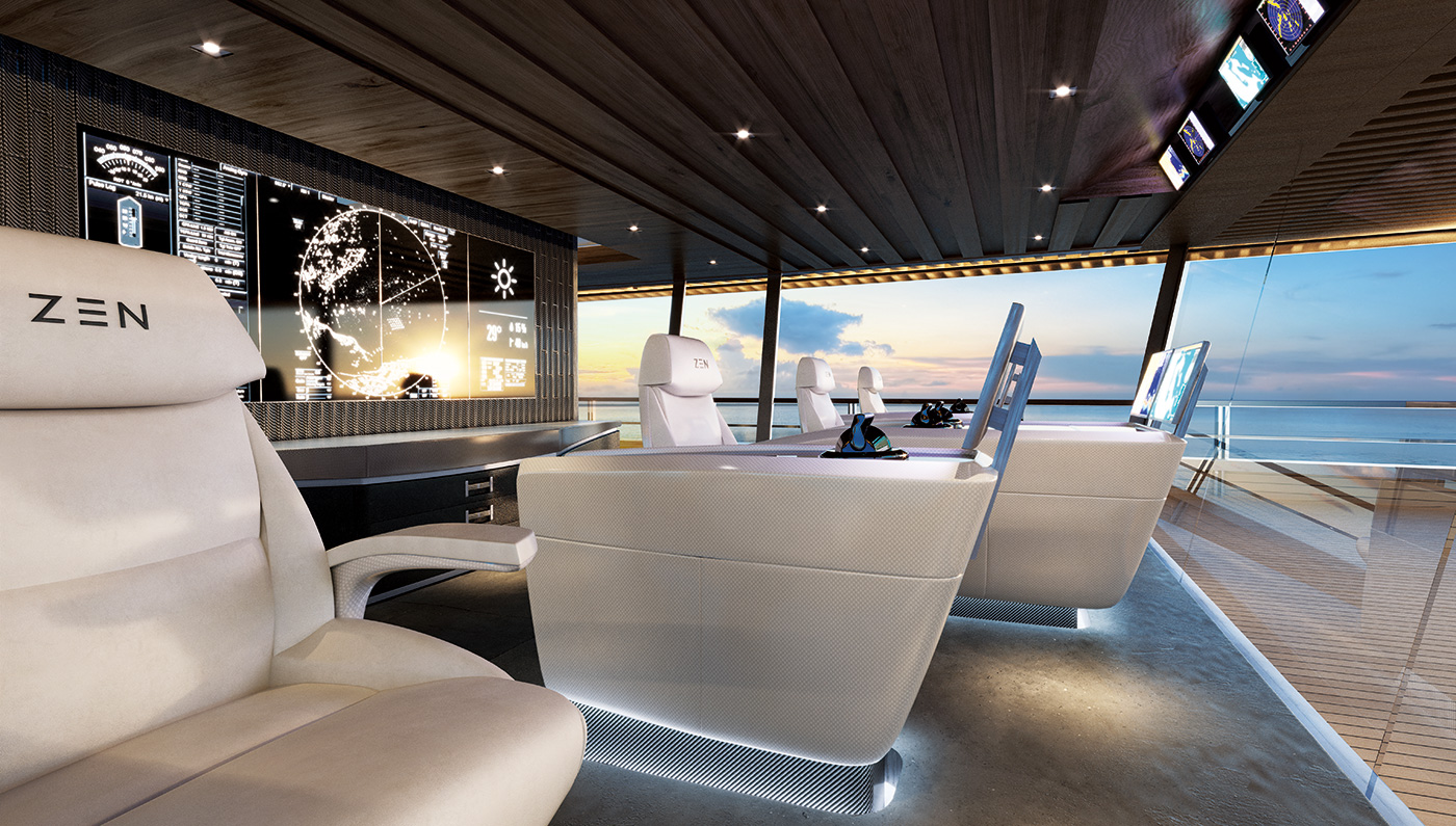 The Incredible Two-Deck Zen Superyacht