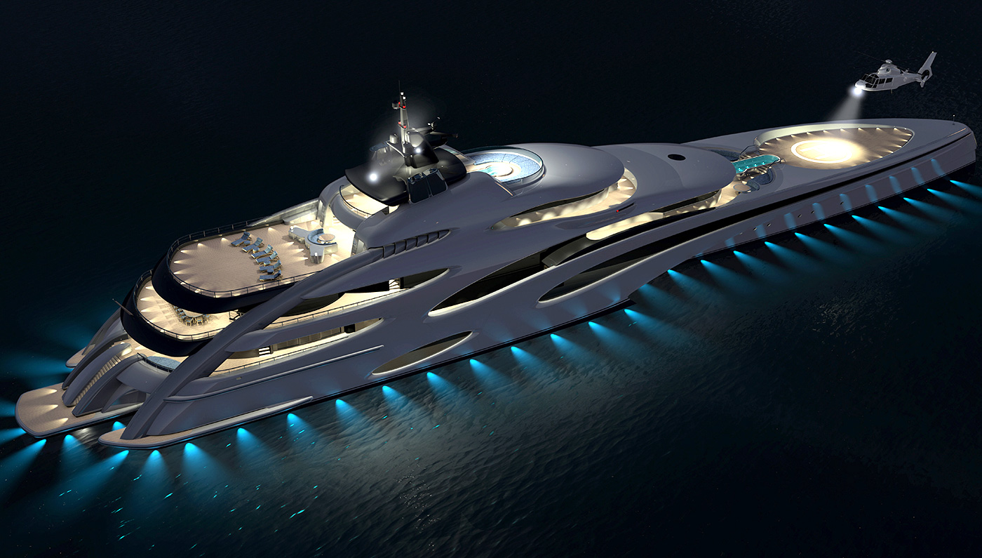 Trimaran Concept by Echo Yachts