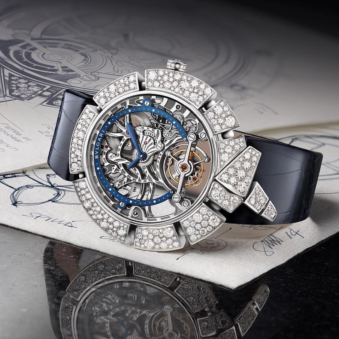 Bvlgari's Serpenti Incantati Tourbillon Lumiere timepiece