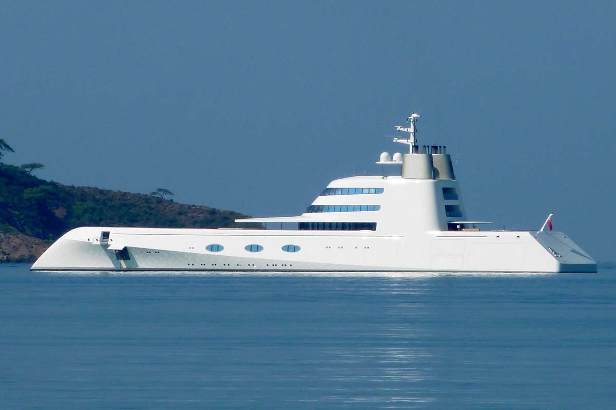 The Groundbreaking Yacht "A" 