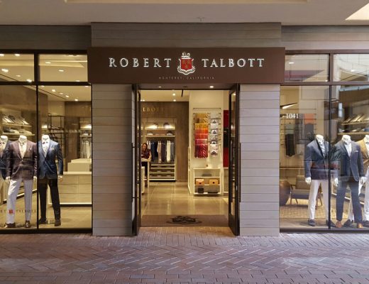 Robert Talbott's Newport Beach Boutique's store front