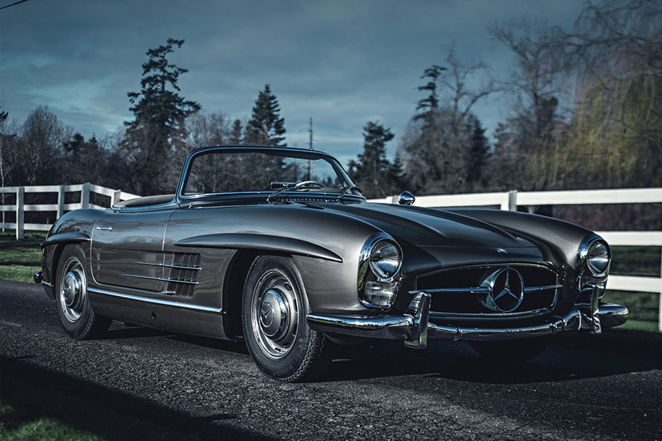 the Mercedes 300 SL Roadster