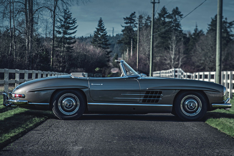 the Mercedes 300 SL Roadster