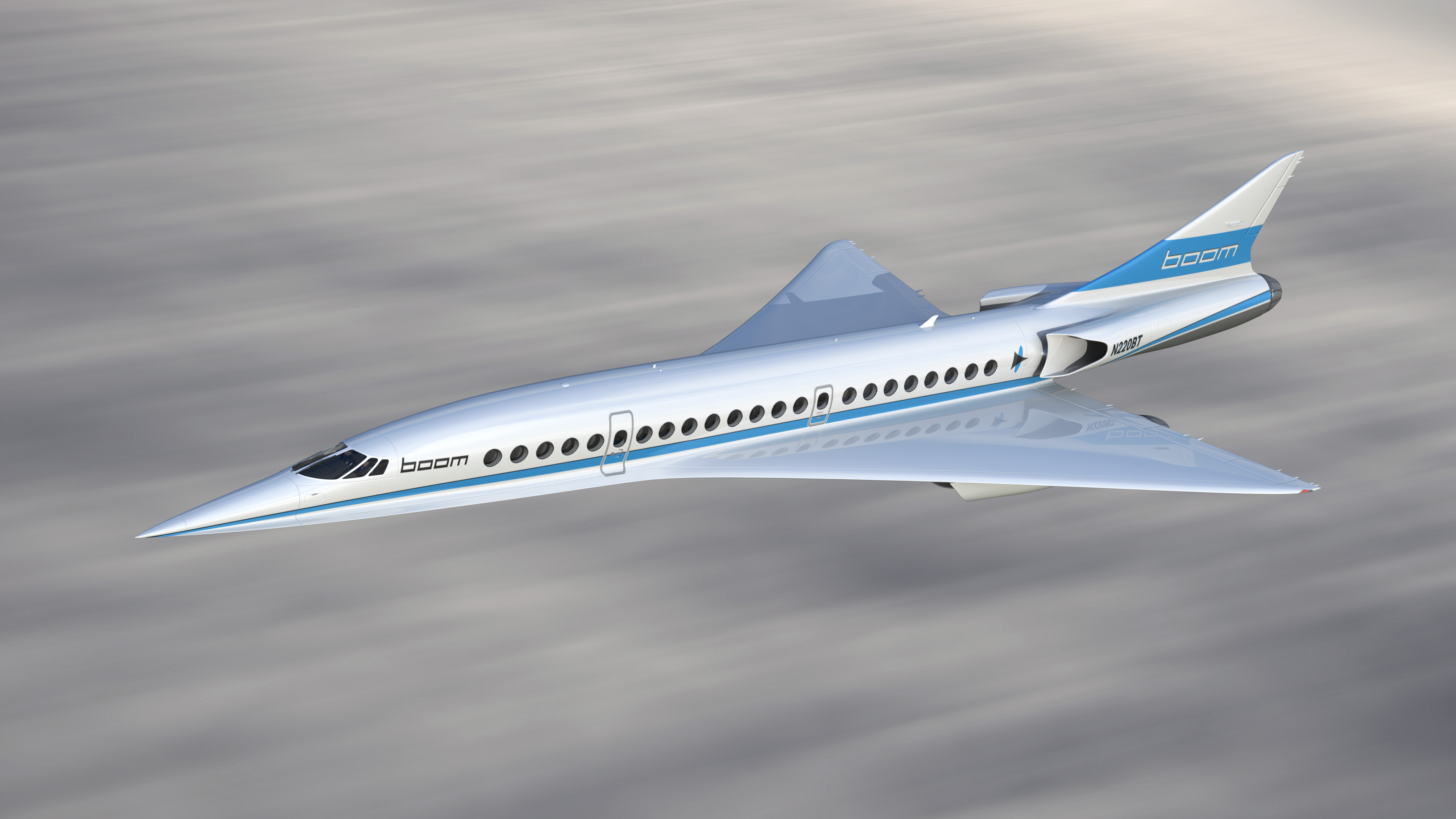 Branson's Innovated 40-seat Supersonic Jet