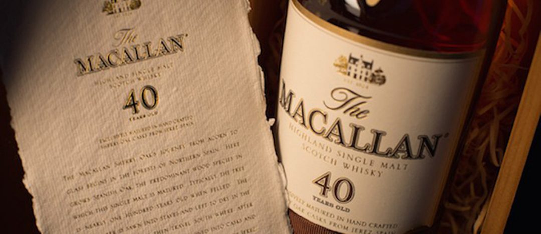 Macallan's 40-Year Sherry Oak Scotch