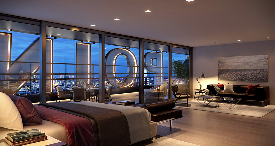 London's Luxurious Centre Point Penthouse