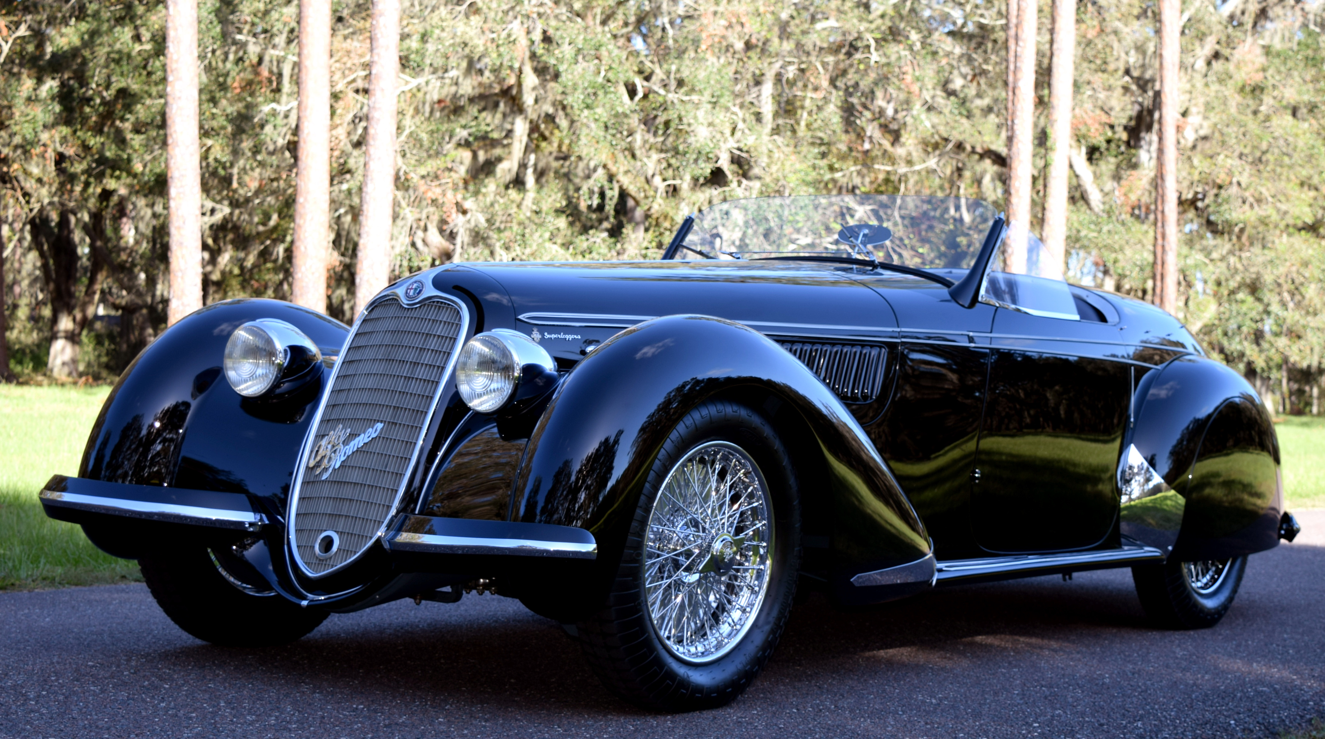 1939 Alfa Romeo 8C 2900B Spider by Touring: Amelia Island Concours de Sport