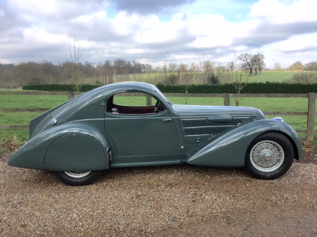 1933/35 Lancia Astura Aerodinamica Coupé by Castagna: Concours of Elegance UK