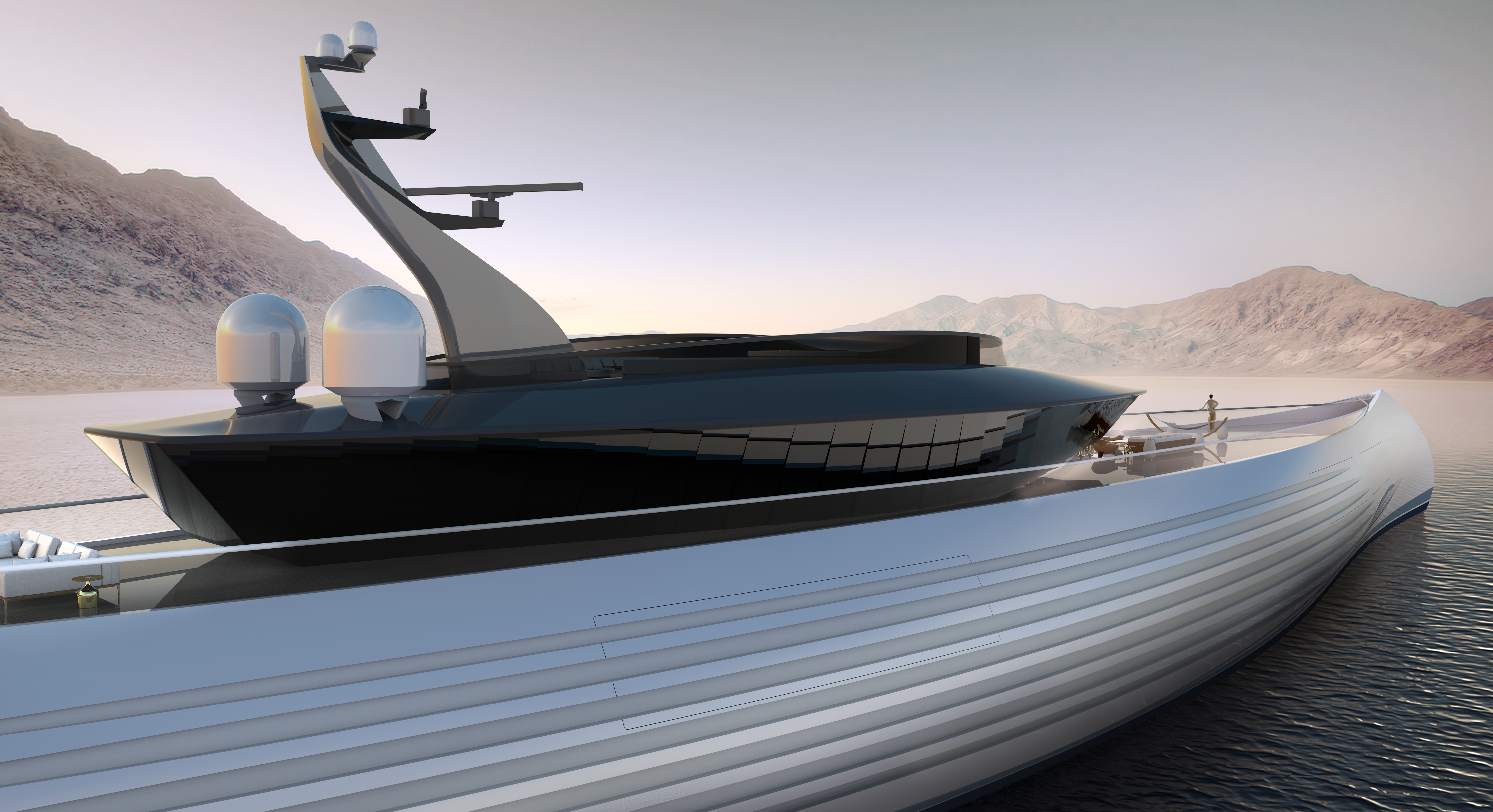 Oceanco Unveils Their New and Innovative 115-Metre Tuhura - exterior