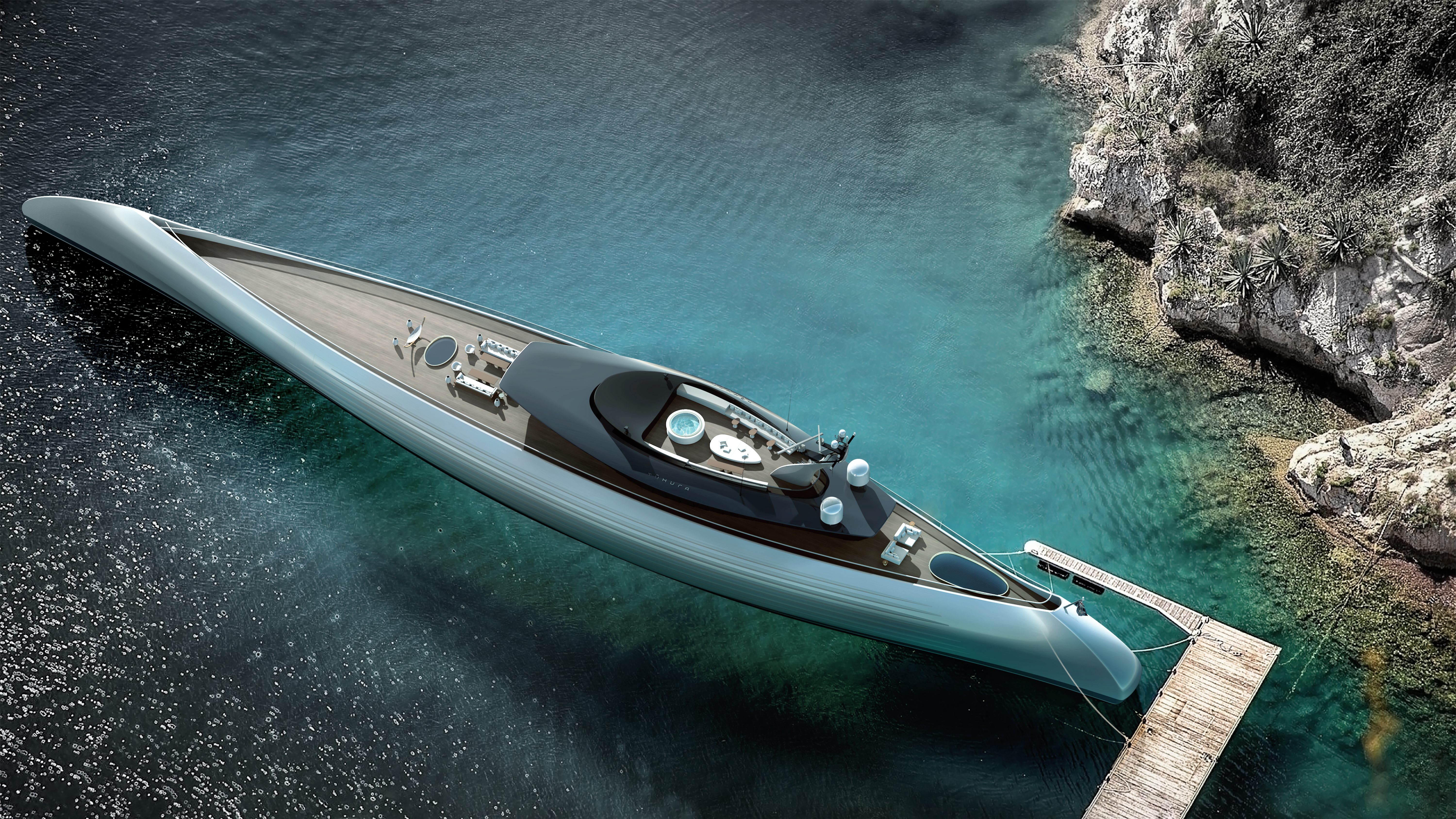 Oceanco Unveils Their New and Innovative 115-Metre Tuhura - exterior