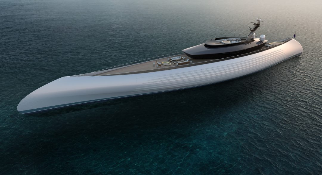 Oceanco Unveils Their New and Innovative 115-Metre Tuhura - exterior