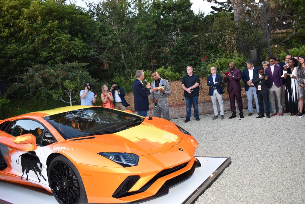 The Art of Lamborghini Matched with Skyler Grey's Pop Art Creates An Extraordinary Masterpiece