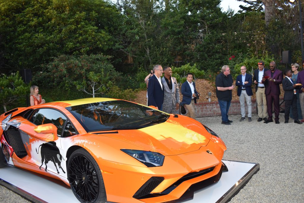 The Art of Lamborghini Matched with Skyler Grey's Pop Art Creates An Extraordinary Masterpiece