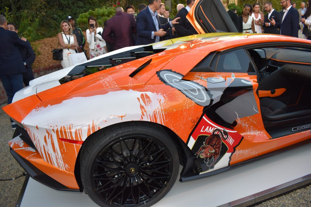 The Art of Lamborghini Matched with Skyler Grey's Pop Art Creates An Extraordinary Masterpiece