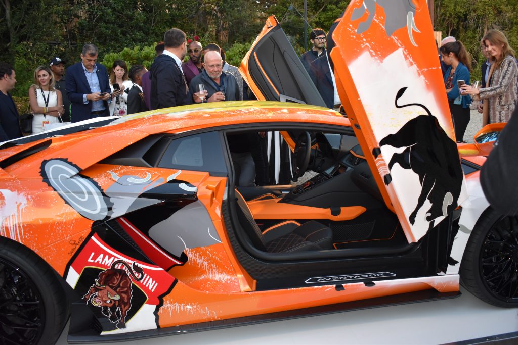 The Art of Lamborghini Matched with Skyler Grey's Pop Art Creates An Extraordinary Masterpiece