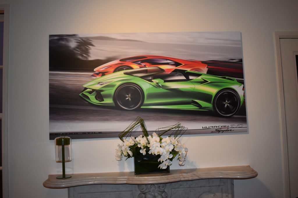 The Art of Lamborghini Matched with Skyler Grey's Pop Art Creates An Extraordinary Masterpiece