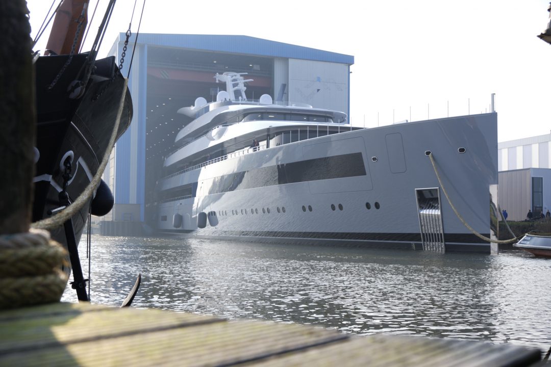 Feadship Launches the 99.95 Metre MY Moonrise