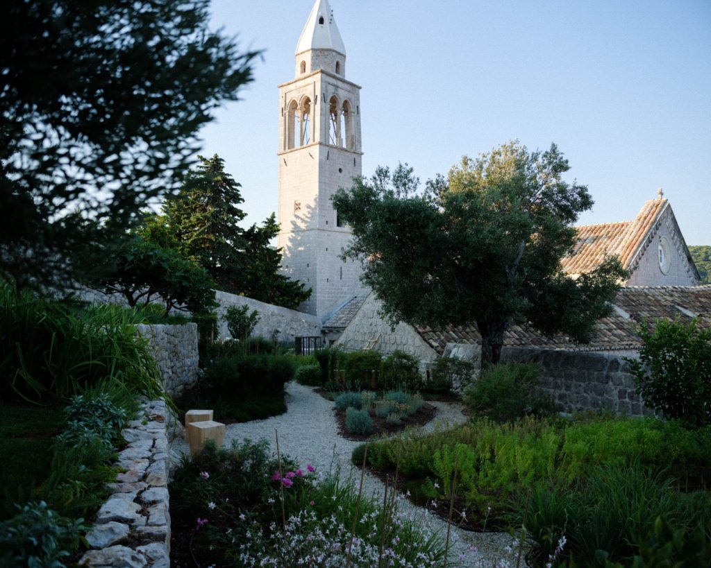 The Former 15th century Monastic Garden at LOPUD 1483